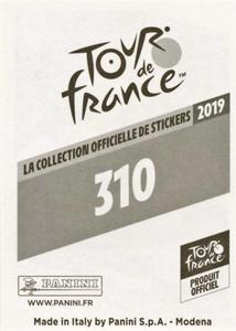 2019 Panini Tour de France #310 Alexander Kristoff Back
